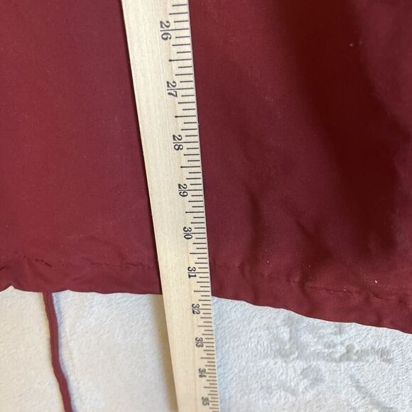 Dixxon Mens Sz L Ground Up Customs Windbreaker Jacket Maroon Snap Front Workwear - Picture 10 of 12